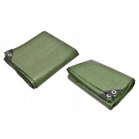   Plandeka Okryciowa Wodoodporna z Oczkami 4x4m - Idealna do Ochrony i Pokrycia