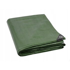   Plandeka Okryciowa Wodoodporna 4x4m z Oczkami Metalowymi i Wzmocnionymi Krawędziami