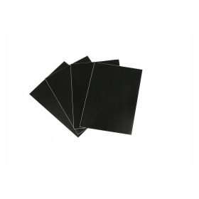   Kit di Riparazione per Teloni Tir - 4 Pezzi, Colore Nero, Made in Italy