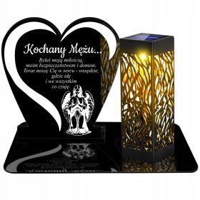   Znicz Solarny LED Premium XL con Sensore Crepuscolare - Ecologico e Duraturo