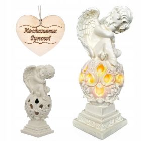   Angelo Solare Custode LED per Giardini e Tombe - "Amato Figlio"