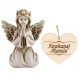 Angelo Custode con Corona Luminosa per Giardino o Tomba 18 cm