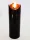 Candela LED Sostitutiva per Lanterne 15cm, Colore Nero, Effetto Fiamma Tremolante