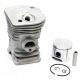  KIT CILINDRO PISTONE PER HUSQVARNA 340 345 350 SEGA 44MM + CANDELA
