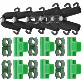  1 SET DI CLIP PER MONTAGGIO PIANTE, PLASTICA, COLORATE