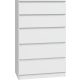  Cassettiera TopEshop MALWA 70 x 40 x 109,5 cm bianco opaco