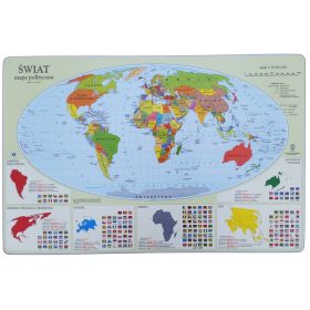 Sottomano - Mappa politica del mondo con dati