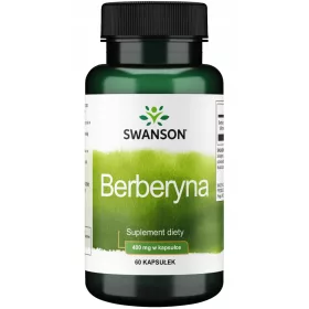   Integratore Berberina Swanson 400 mg, 60 capsule - Supporto Naturale per il Colesterolo e Glucosio