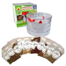  BOX GERMOGLI + 10 Confezioni di Semi per GERMOGLI