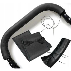  PELLE Rivestimento in pelle per la maniglia del passeggino