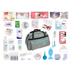    BORSA corredino per il neonato e la mamma per l'ospedale