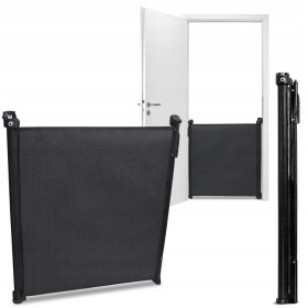  Ringhiera per porta Lionelo, scala avvitata, nera