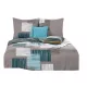 Set Biancheria da Letto in Cotone Satinato ELWAY, Dimensioni 160x200