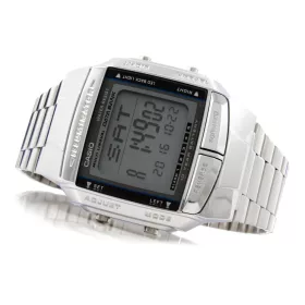    Orologio da uomo CASIO DB-360-1ADF digitale con bracciale in metallo argentato