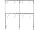 Scaffale da negozio, tubo ovale, 1,8 m, grucce, supporti, C1