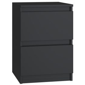 Comodino TopEshop Malwa 40 x 30 x 30 nero