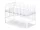  Letto in legno Bobas Magda, 60 x 120 cm, bianco