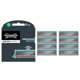    Inserti per rasoio Wilkinson Sword Quattro Titanium Sensitive, 8 pezzi