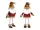  ORNAMENTO DI NATALE FIGURINA DI BABBO NATALE 43 cm UC82351