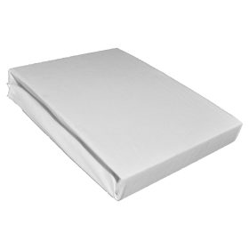    Lenzuolo jersey per letto 90x160, cotone con elastico, bianco