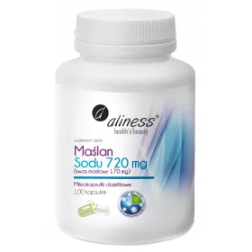   Butirrato di Sodio Aliness 720 mg - Capsule Vegetali per la Salute Intestinale