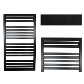    Radiatore da bagno ad acqua Hydro-Mat 588 W 530 x 980 mm nero