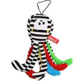  Hencz Rattle Mini Octopus, bianco e nero