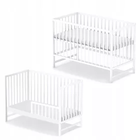  Letto in legno Skrzat STAŚ, 120 x 60 cm, bianco