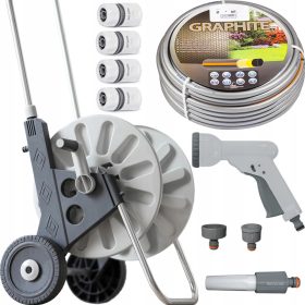    TUBO DA GIARDINO TRASPORTO IN ALLUMINIO 4 STRATI 3/4 30M SET