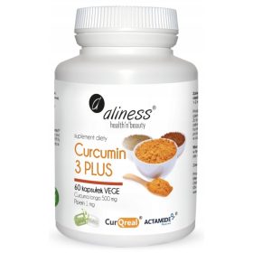   Curcumin 3 PLUS Curcuma longa con Piperina: Integratore Naturale - 60 Capsule VEGE