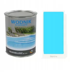   AQUARIUM Vernice clorurata per piscine 5L BLU Polifarb Łódź