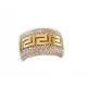 Anello con zirconi Jubiler-Olsztyn, oro