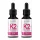Vitamina K2 MK-7 Naturale 50µg in Gocce da Natto Forte - 2 flaconi da 30ml