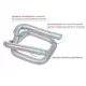 Chiusure a filo 13mm CB4 Clip di chiusura PP 1000pz