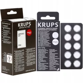    Krups F054001A set decalcificante + pastiglie detergenti per macchine da caffè KRUPS XS 3000