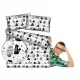 Set Biancheria da Letto in Cotone 160x200 cm + 2 Federe 70x80 cm - Made in Italy
