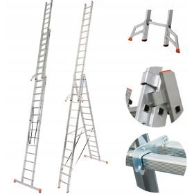  Scala Krause in alluminio 3 x 42 fino a 150 kg