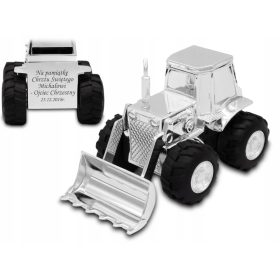    Salvadanaio Scavatore con INCISIONE per il battesimo di un bambino di un anno