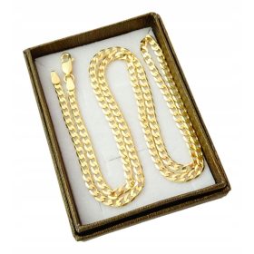  CATENA IN ORO DA UOMO, LARGA, PIENA, 50 CM. pr.585