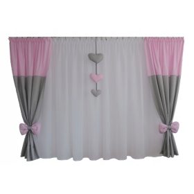  Set TENDE PER BAMBINI, tende a cuore in cotone