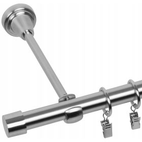    BASTONE PER TENDA SINGOLO 200 CM 19 MM SMART METALLO 3 COLORI RENA