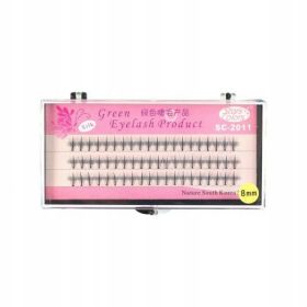  TUNDLES DI CIGLIA DI SETA NATURALE 60 PZ. 8mm