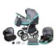  PASSEGGINO PER BAMBINI VERDI OPTIMA NERO/LIMITED 3IN1