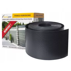  Nastro per recinzione termoplastico 19 cm x 26 m grafite