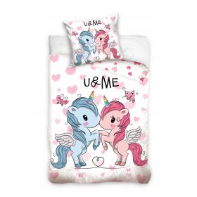    Set biancheria da letto in Carbotex 160 x 200 cm tonalità del rosa