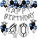  SET DI PALLONCINI per quaranta, numero 40 compleanno