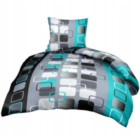   Set di Biancheria da Letto in Cotone Spesso con Cerniera NYKS - Alta Qualità e Comfort