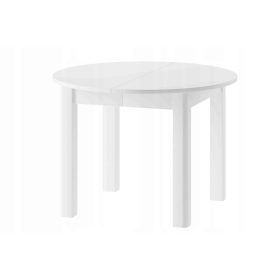    Tavolo rotondo allungabile Szynaka Meble Indus 105 x 105 x 76 cm bianco
