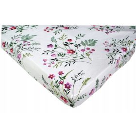  Lenzuolo colorato con foglie a zig zag 120x200 cm