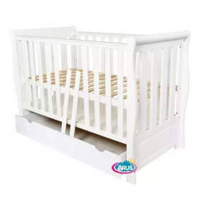  Letto in legno Aruś Megan 60 x 120 cm bianco